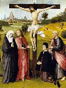 Hieronymus Bosch, Crucifixion with a Donor